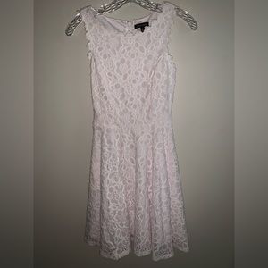 Jodi Kristopher White Lace Dress